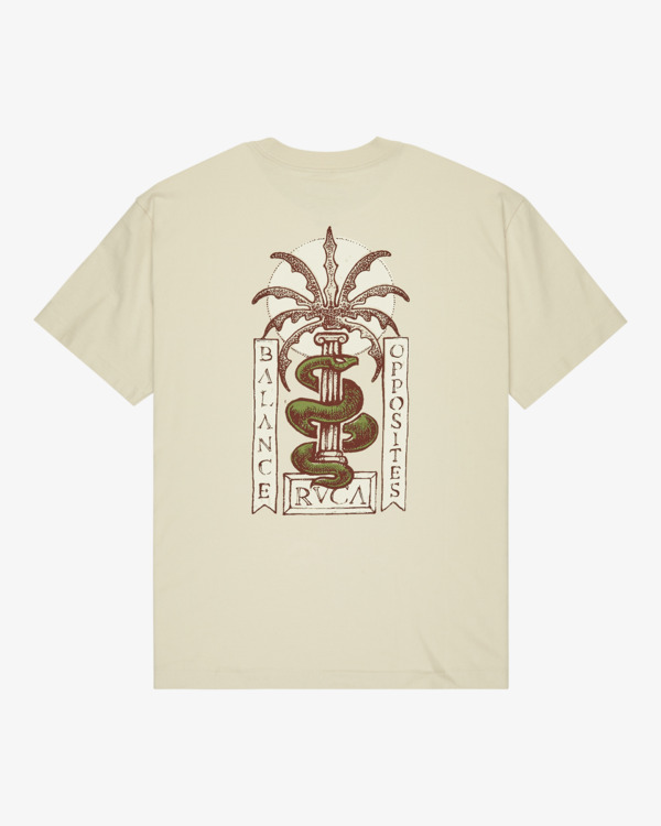 1 Serpent - Maglietta a maniche corte da Uomo Blue EVYZT00299 RVCA