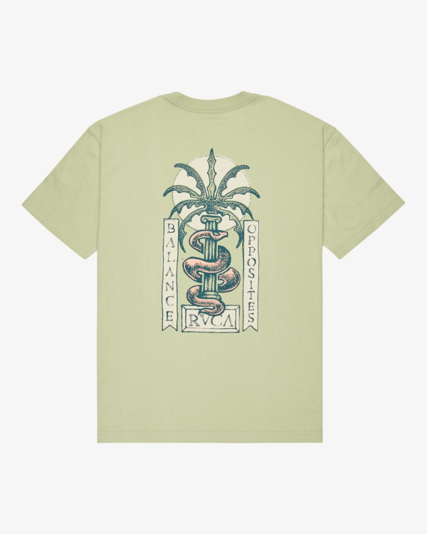 1 Serpent - Short Sleeve T-Shirt for Men Black EVYZT00299 RVCA