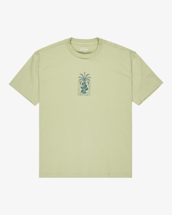 0 Serpent - Short Sleeve T-Shirt for Men Black EVYZT00299 RVCA