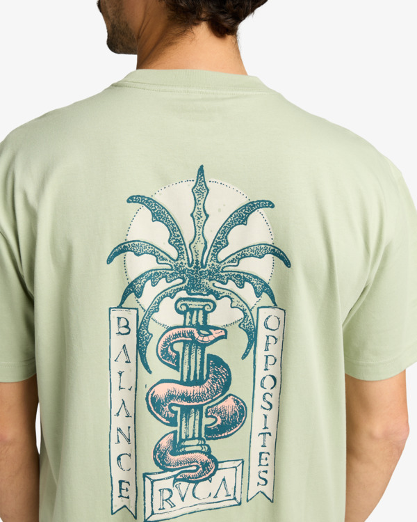 5 Serpent - Short Sleeve T-Shirt for Men Black EVYZT00299 RVCA