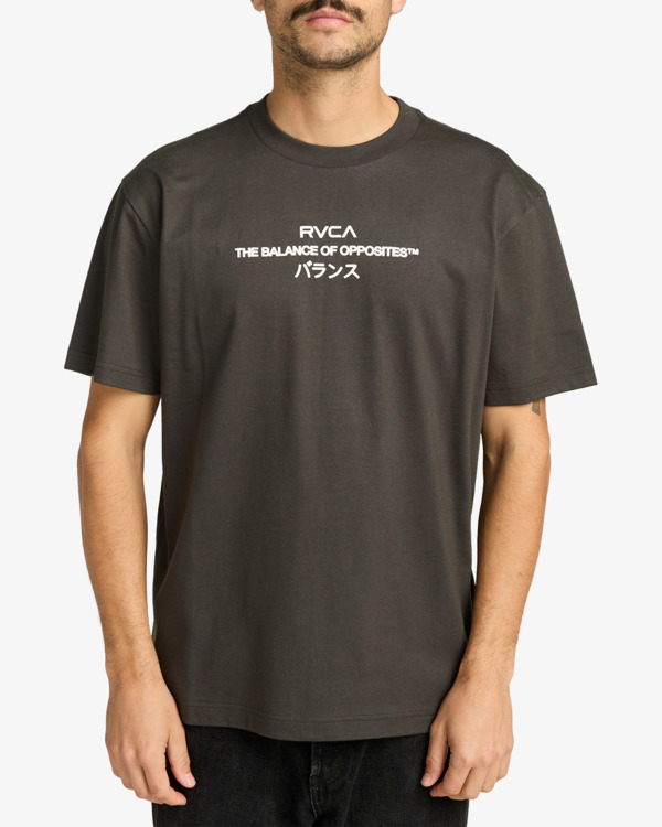 2 Signal - T-Shirt à manches courtes pour Homme Noir EVYZT00300 RVCA