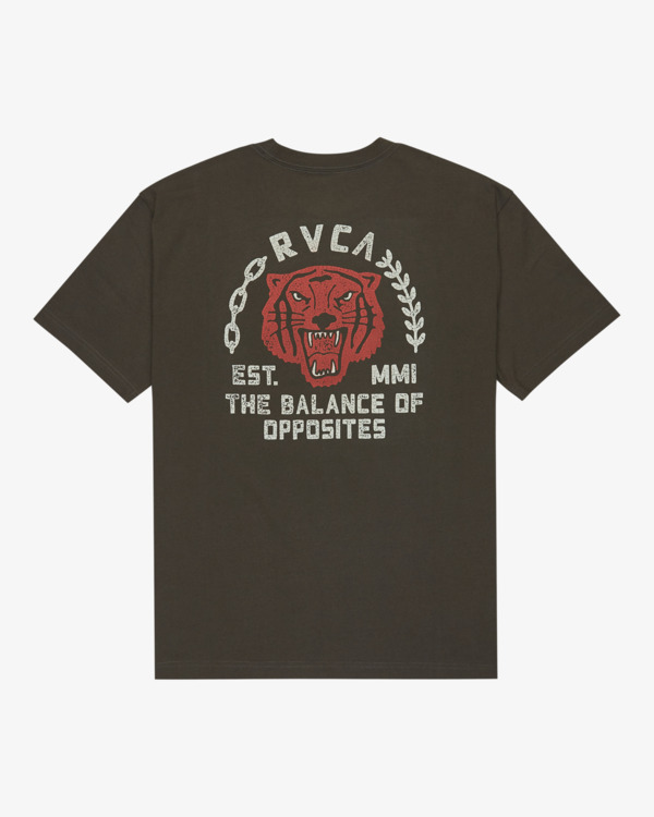0 Squadron - T-shirt de manga curta para homem Preto EVYZT00302 RVCA