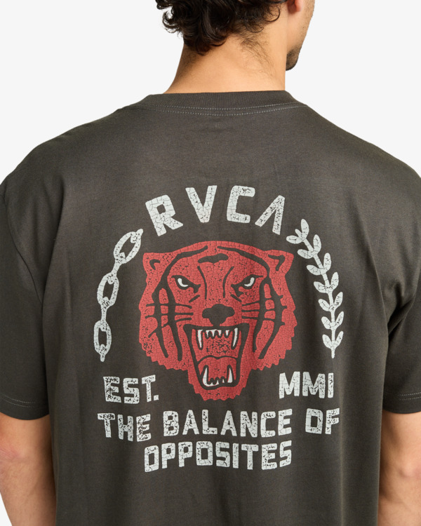4 Squadron - T-shirt de manga curta para homem Preto EVYZT00302 RVCA