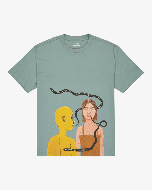 0 Youre Still Here - Short Sleeve T-Shirt for Men Grey EVYZT00305 RVCA