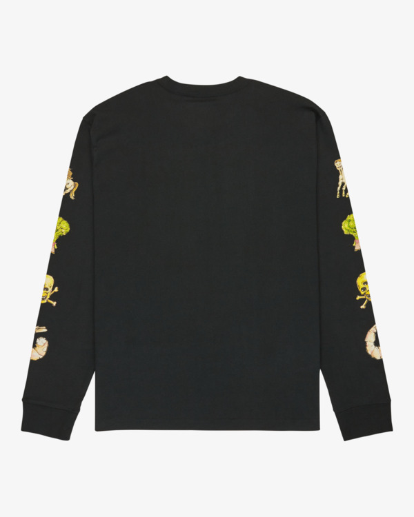 0 Ksl - Long Sleeve T-Shirt for Men Black EVYZT00306 RVCA