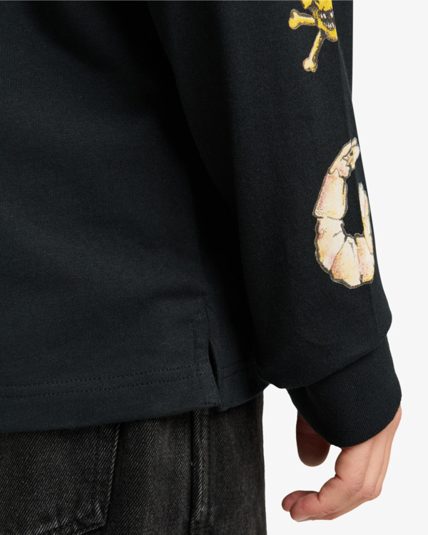 6 Ksl - Long Sleeve T-Shirt for Men Black EVYZT00306 RVCA