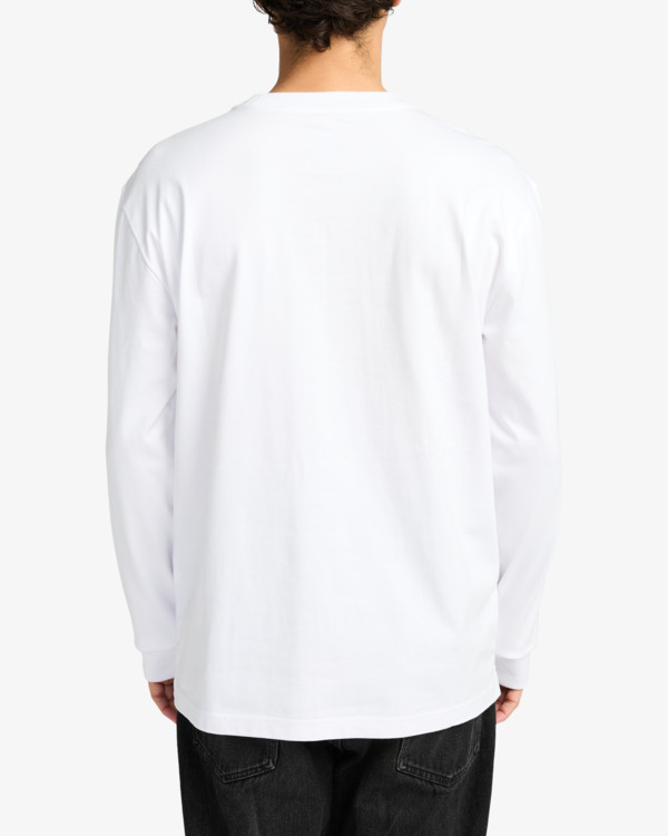7 Ksl - Camisola de manga comprida para homem Branco EVYZT00306 RVCA