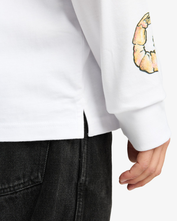 6 Ksl - Camisola de manga comprida para homem Branco EVYZT00306 RVCA