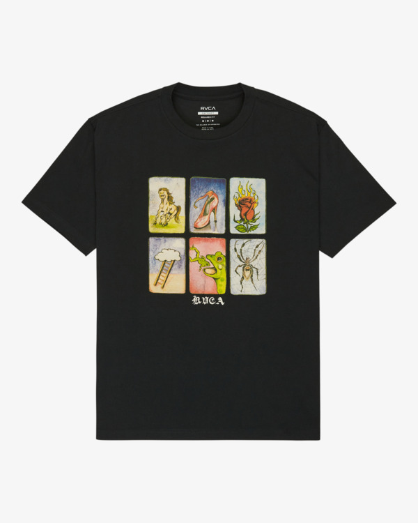 1 Ksl - Short Sleeve T-Shirt for Men Black EVYZT00307 RVCA