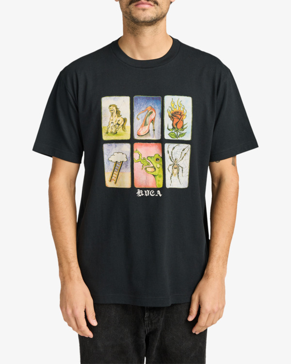 2 Ksl - Short Sleeve T-Shirt for Men Black EVYZT00307 RVCA