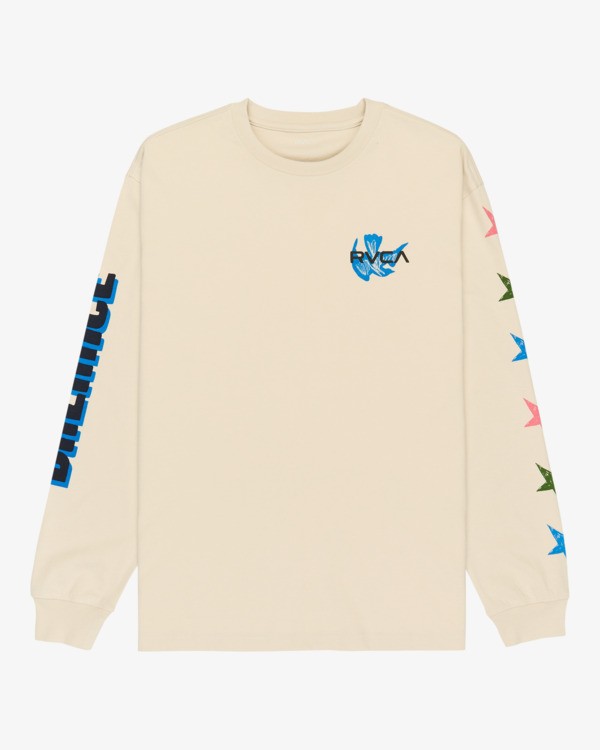1 Antonia Figueiredo Bonhomme - Longsleeve f&uuml;r M&auml;nner Blau EVYZT00313 RVCA