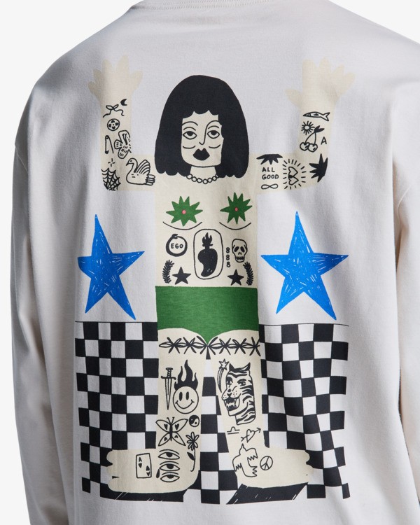 8 Antonia Figueiredo Bonhomme - Longsleeve f&uuml;r M&auml;nner Blau EVYZT00313 RVCA