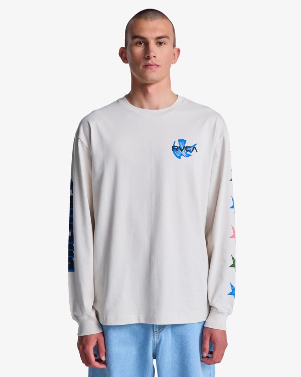 2 Antonia Figueiredo Bonhomme - Longsleeve f&uuml;r M&auml;nner Blau EVYZT00313 RVCA