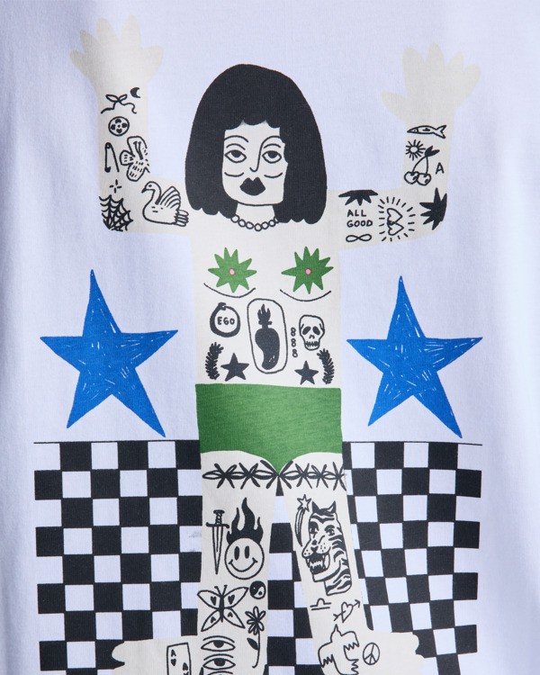 8 Antonia Figueiredo Bonhomme - Short Sleeve T-Shirt for Men White EVYZT00314 RVCA