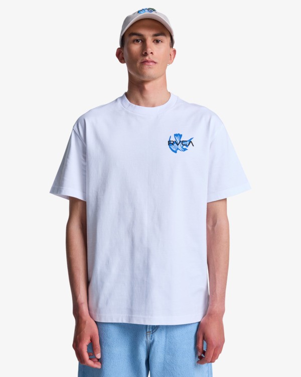 3 Antonia Figueiredo Bonhomme - Short Sleeve T-Shirt for Men White EVYZT00314 RVCA