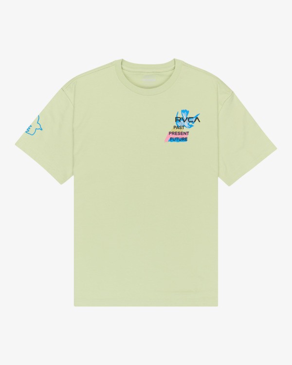 1 Antonia Figueiredo Balance - Short Sleeve T-Shirt for Men Green EVYZT00315 RVCA