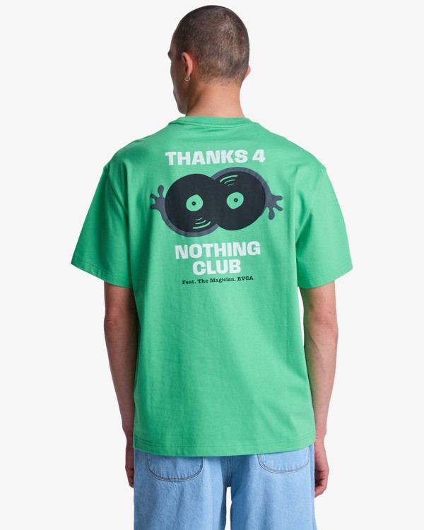 6 The Magician - Short Sleeve T-Shirt for Men Green EVYZT00318 RVCA