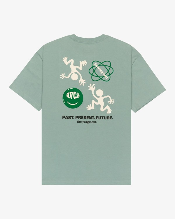 0 The Judgement - Short Sleeve T-Shirt for Men Gray EVYZT00319 RVCA