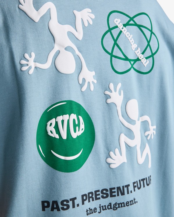 7 The Judgement - Short Sleeve T-Shirt for Men Gray EVYZT00319 RVCA