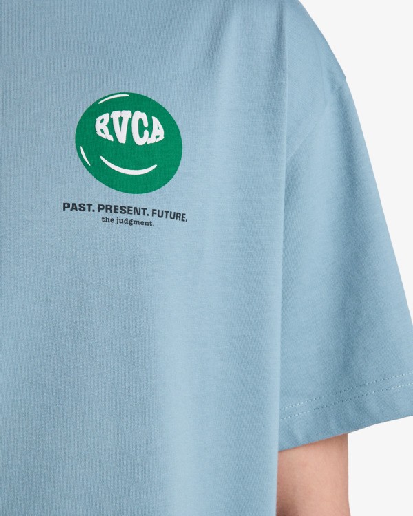 4 The Judgement - Short Sleeve T-Shirt for Men Gray EVYZT00319 RVCA