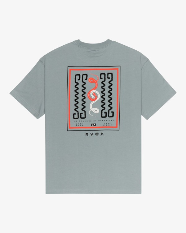 0 Amaze Snake - Short Sleeve T-Shirt for Men Green EVYZT00321 RVCA