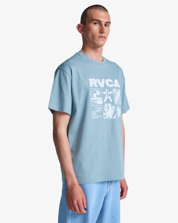 3 RVCA Program - Short Sleeve T-Shirt for Men Gray EVYZT00334 RVCA