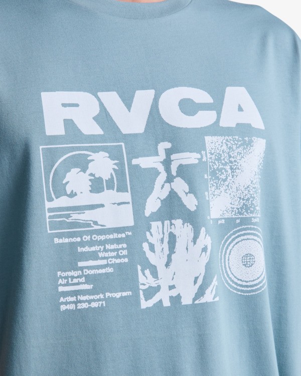 4 RVCA Program - Short Sleeve T-Shirt for Men Gray EVYZT00334 RVCA