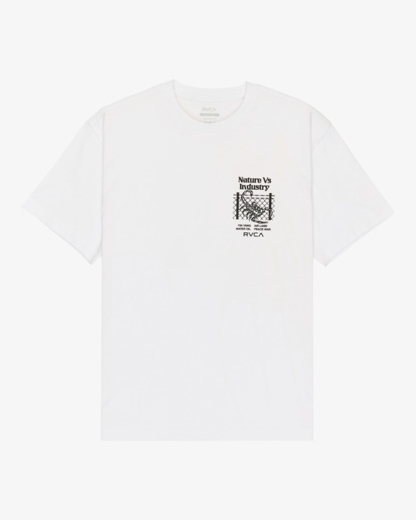 1 Security Code - T-shirt de manga curta para Homem Branco EVYZT00336 RVCA