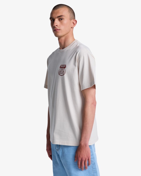 3 Ride Free - Maglietta da Uomo Gray EVYZT00337 RVCA