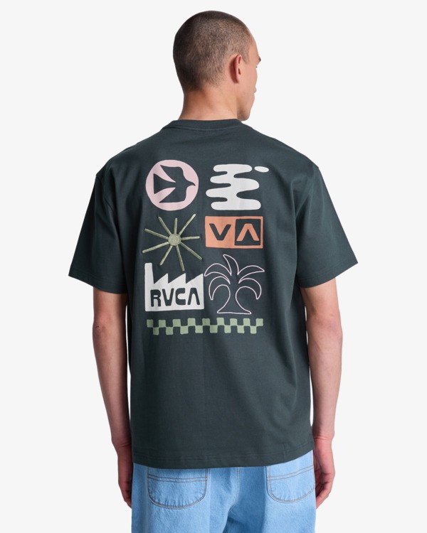 6 Mirage - T-Shirt for Men Black EVYZT00338 RVCA