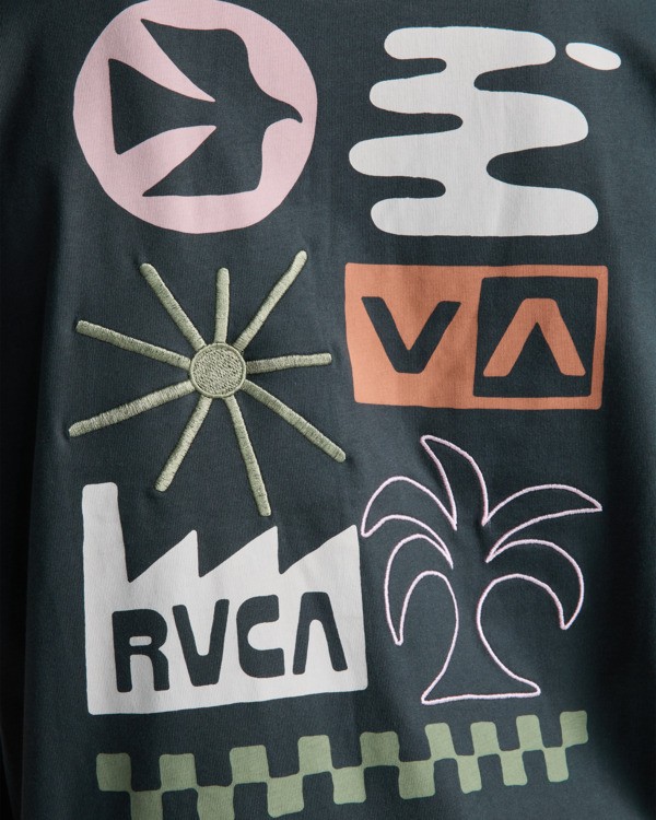 7 Mirage - T-Shirt for Men Black EVYZT00338 RVCA