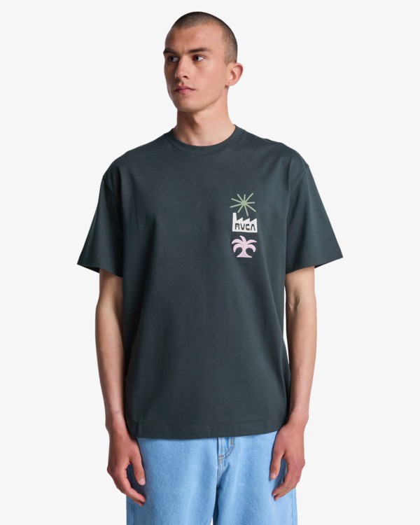 2 Mirage - T-Shirt for Men Black EVYZT00338 RVCA