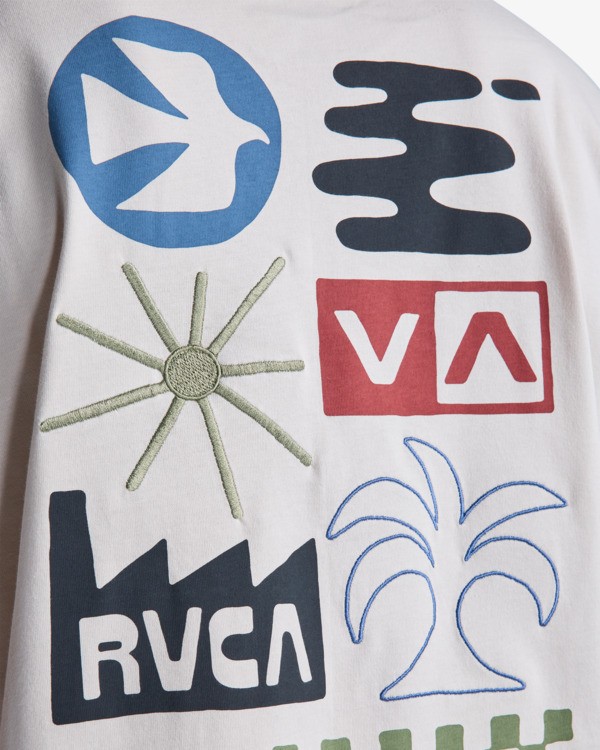 7 Mirage - T-shirt pour Homme Gris EVYZT00338 RVCA