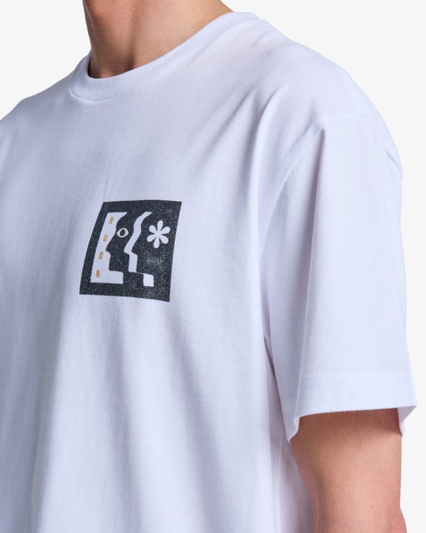 4 Face To Face - T-Shirt for Men White EVYZT00339 RVCA