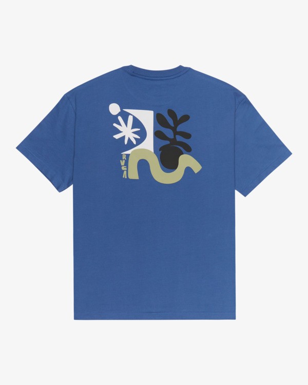 0 Cut Out - Short Sleeve T-Shirt for Men Purple EVYZT00340 RVCA