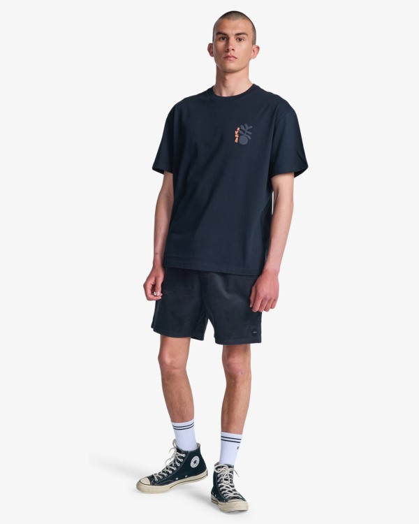 5 Cut Out - T-Shirt for Men Black EVYZT00340 RVCA