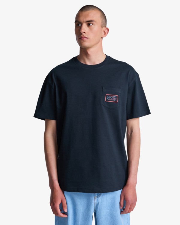 2 Stingbay Pocket - T-Shirt for Men Black EVYZT00342 RVCA