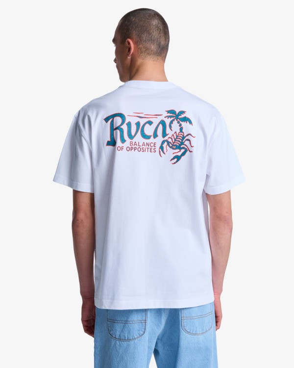 6 Stingbay Pocket - T-Shirt for Men White EVYZT00342 RVCA