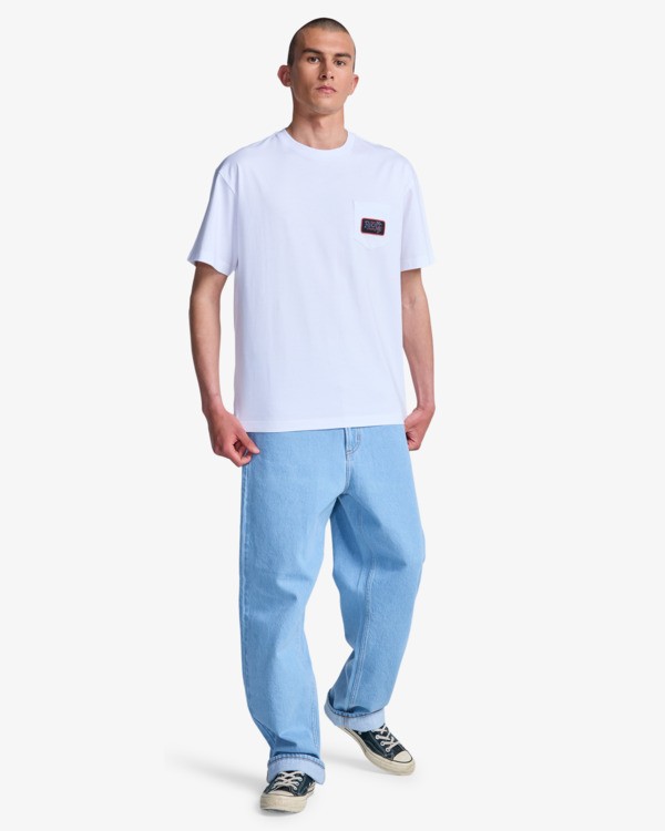 5 Stingbay Pocket - T-Shirt for Men White EVYZT00342 RVCA