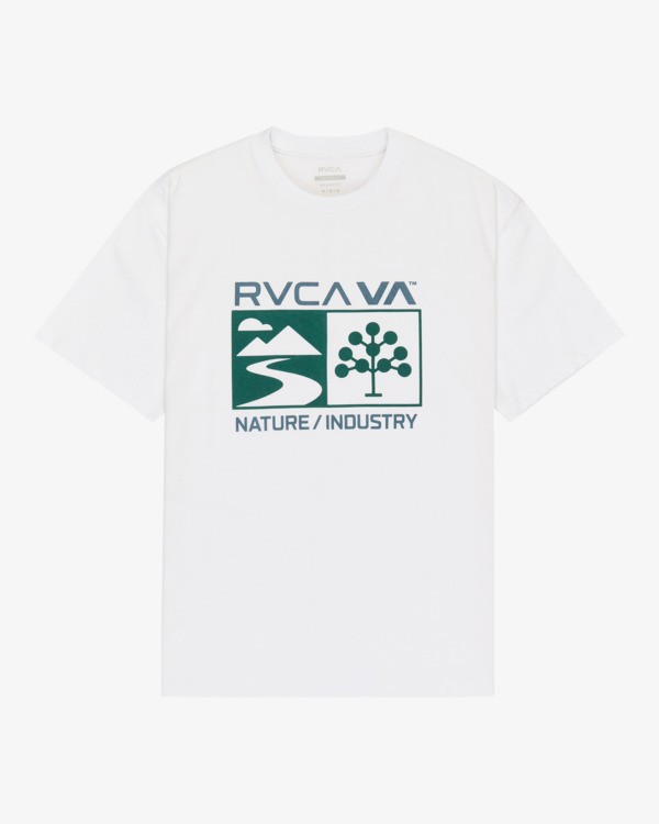 1 Harvester - Short Sleeve T-Shirt for Men White EVYZT00344 RVCA