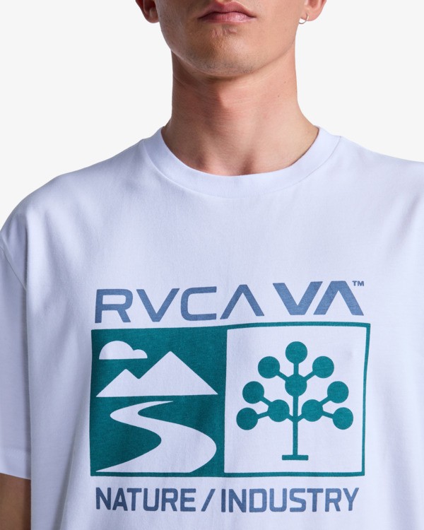 4 Harvester - Short Sleeve T-Shirt for Men White EVYZT00344 RVCA