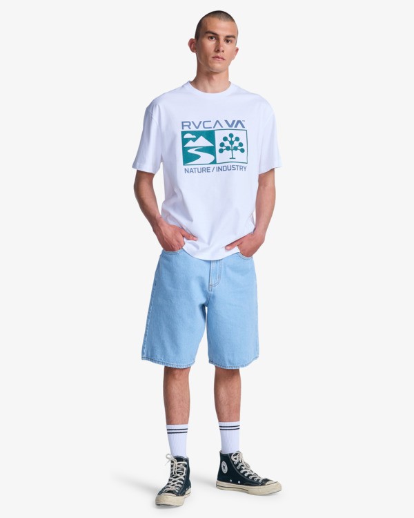 5 Harvester - Short Sleeve T-Shirt for Men White EVYZT00344 RVCA