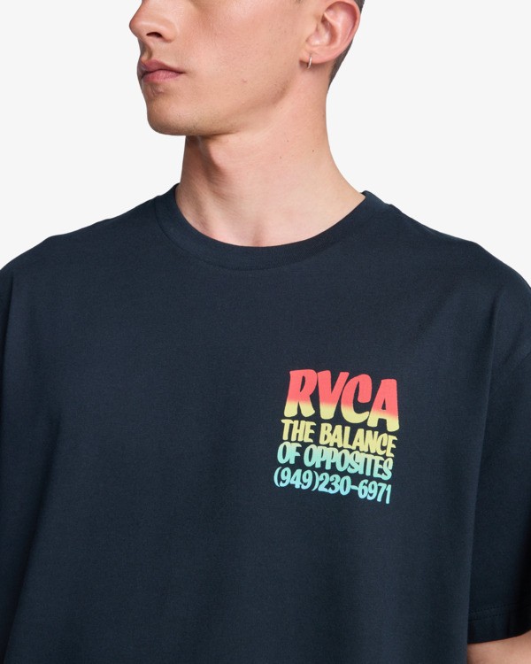 4 Screen Fade - T-Shirt &agrave; manches courtes pour Homme Noir EVYZT00345 RVCA