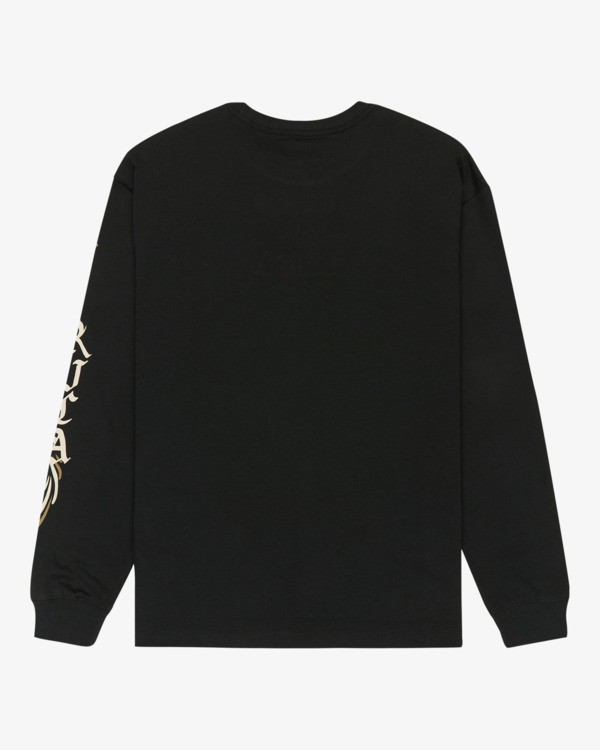 0 Retract - Long Sleeve T-Shirt for Men Black EVYZT00348 RVCA