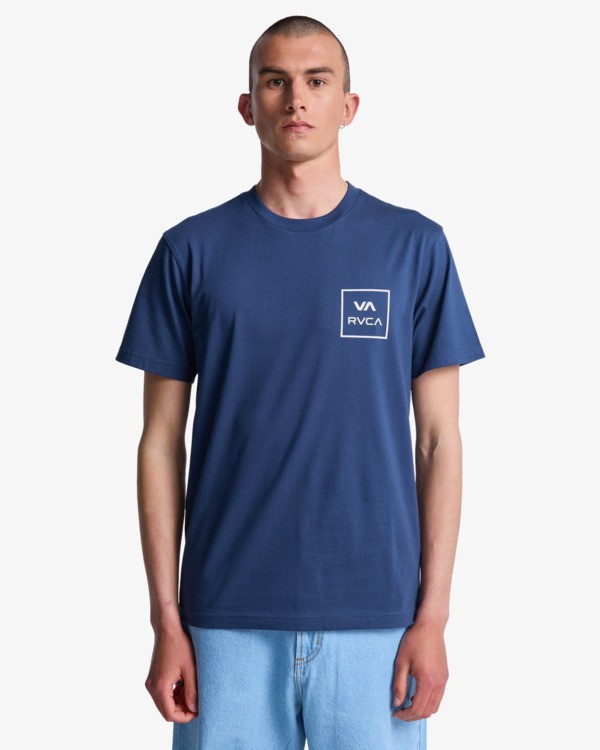 2 Va All The Ways - Short Sleeve T-Shirt for Men Blue EVYZT00362 RVCA