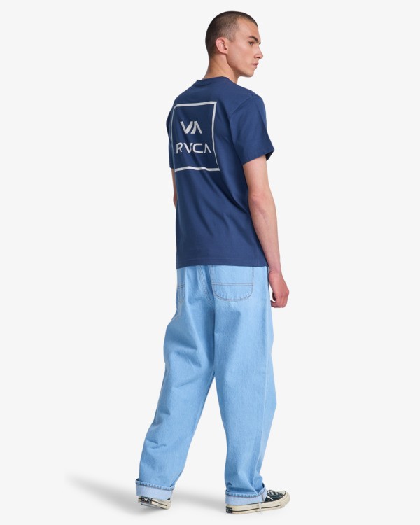 5 Va All The Ways - Short Sleeve T-Shirt for Men Blue EVYZT00362 RVCA