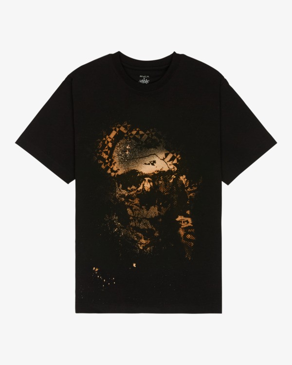 0 Vhils - Camiseta de manga corta para Hombre Negro EVYZT00364 RVCA