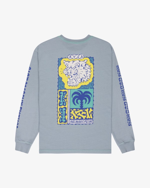 0 Dalas Tiger Palm Bleu EVYZT00371 RVCA