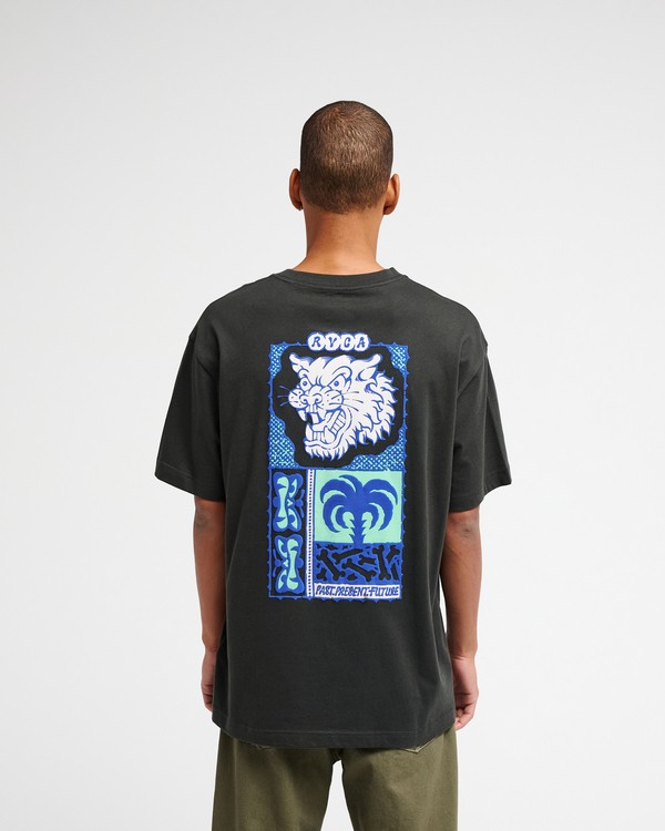 4 Dalas Tiger Palm Marron EVYZT00377 RVCA
