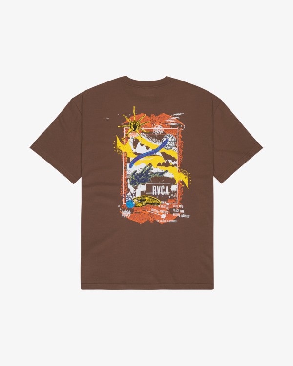 0 RVCA Mash Up Braun EVYZT00381 RVCA